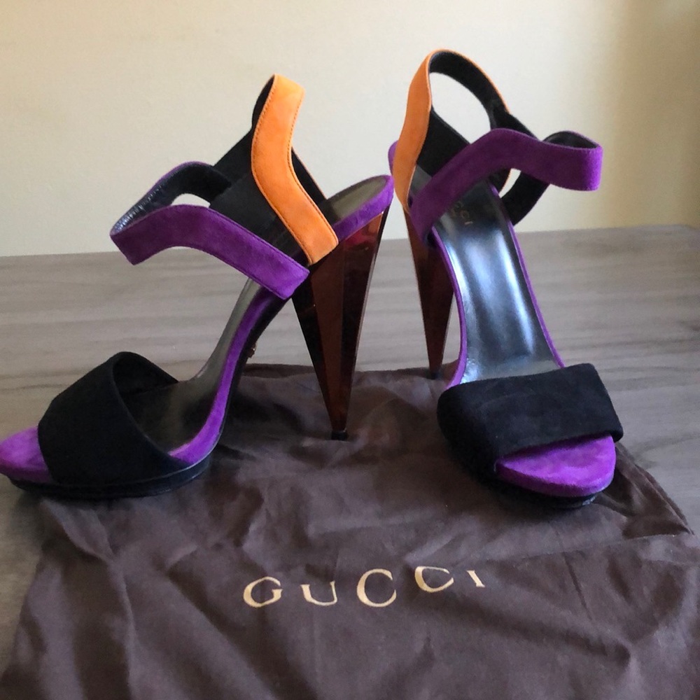 Gucci Liberty Colorblock heels